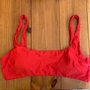 L Red aerie swimsuit